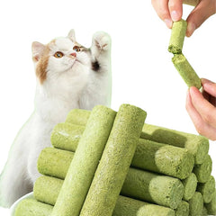Cat Grass Teeth Grinding Stick Pet Snacks Hairball Removal- 6 PCS