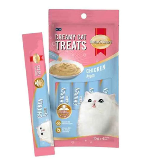 Smart Heart Lickable Creamy Cat Treat 15 × 4= 60 Gram