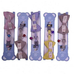 Pet Tie Collar Belt Mix Color With Bell