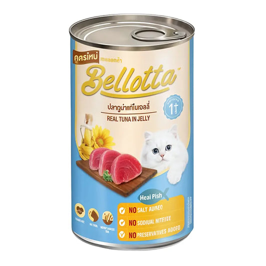 Bellotta Cat Canned Food Real Tuna In Jelly/Bellotta Cat Canned Food Real Tuna Topping Chicken In Jelly 400gm