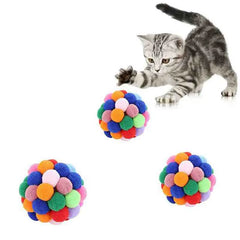 Cat Toys Pom Pom Balls Soft