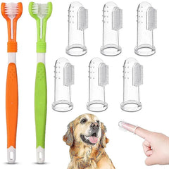 Pet Dog/Cat Finger Silicone Toothbrush