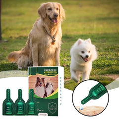 Pet Deworming Drops For Dogs And Cats External Deworming ﻿,protect Pet Health- 1*3= 3ML