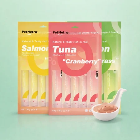 PetMetro Creamy Treats for Cats Chicken (5×15g)